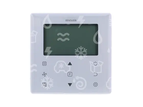 ovladač nástěnný s kabelem SINCLAIR s LCD displejem pro vnitřní jednotky ze série SDV5 (SWC-86E)